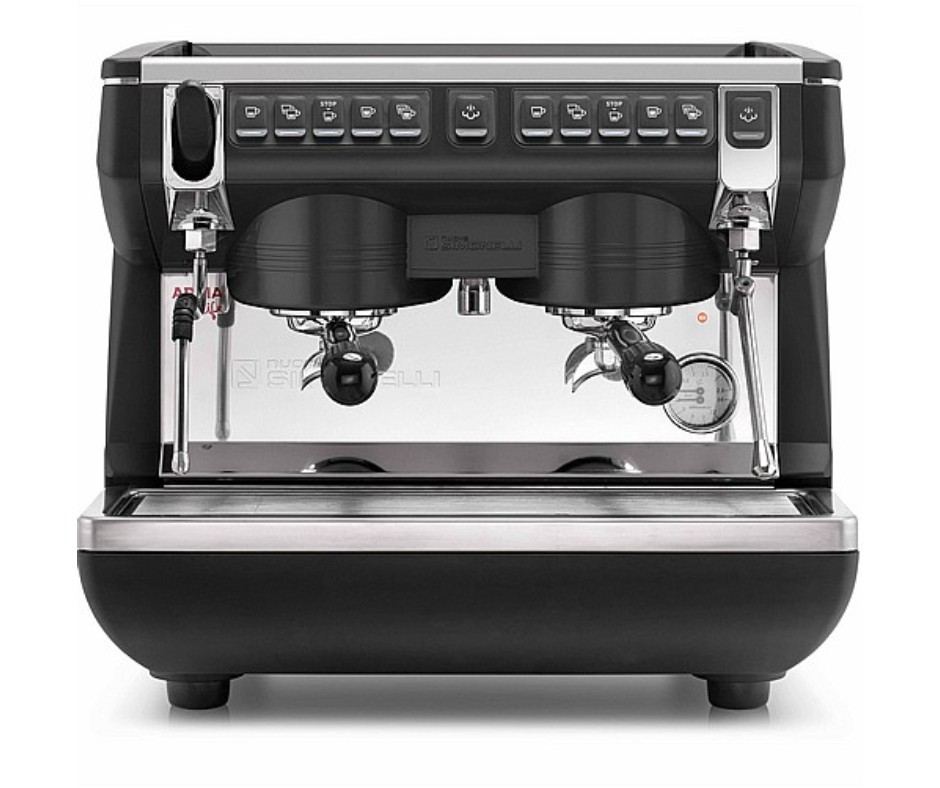 מכונת אספרסו מקצועית לבתי עסק Nuova Simonelli Apia Life (2 ראשים)- שחור
