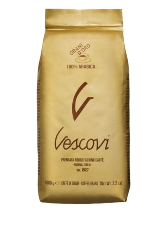 פולי קפה 1 ק"ג  Vescovi Grani D'oro וסקובי זהב
