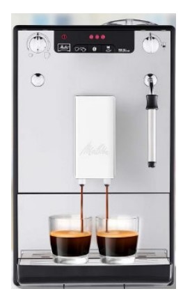מכונת קפה אוטומטית Melitta Solo & Milk Silver מק"ט 31001 – דגם: 953-202E