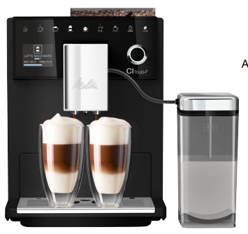 מכונת קפה אוטומטית Melitta CI Touch Black מק"ט 31008 – דגם: 63/0-112F