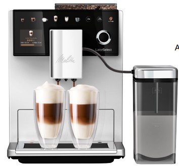 מכונת קפה אוטומטית Melitta Latte Select Silver מק"ט 31006 – דגם: 63/0-211F