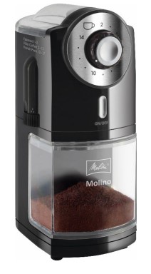 מטחנת קפה Melitta Molino Black מק"ט 31011 – דגם: 1019-02