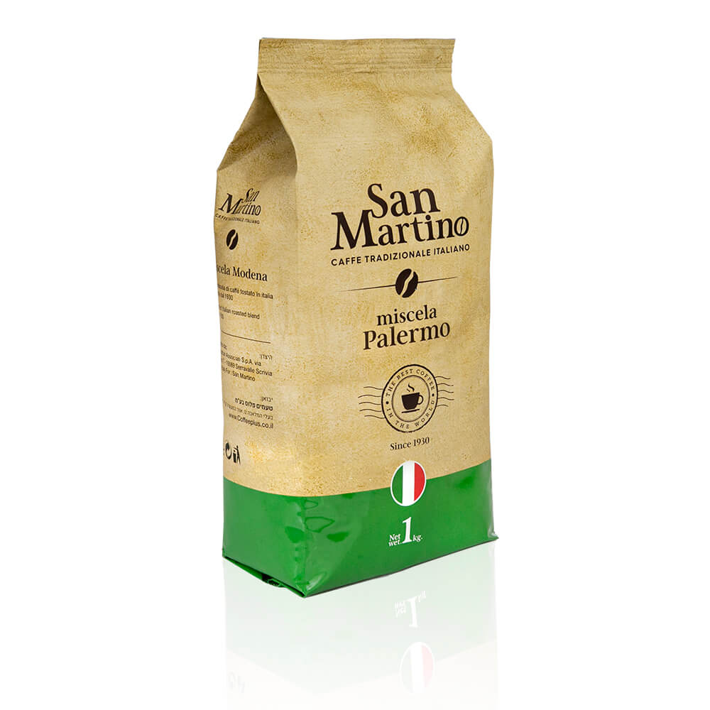 פולי קפה פאלרמו 1 ק"ג San Martino