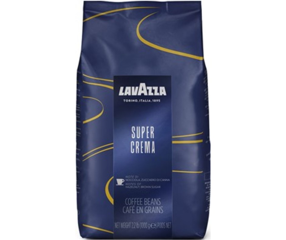1 ק"ג פולי קפה לוואצה סופר קרמה  Lavazza Super Crema